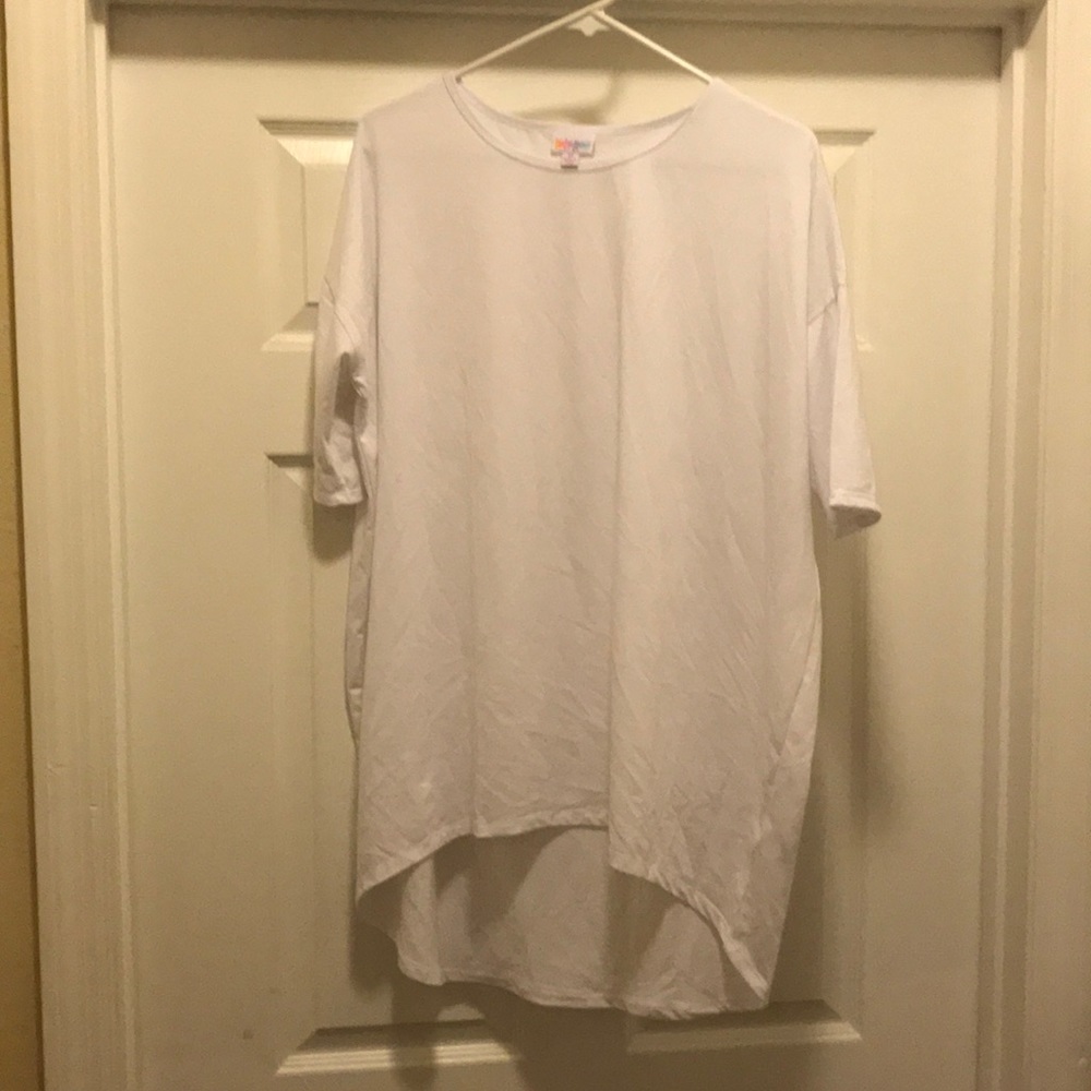 Lularoe Irma white medium. Only worn a few times